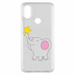Чехол для Xiaomi Mi A2 Слон со звездочкой - PrintSalon