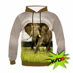 Дитяче 3D худі Слон - PrintSalon