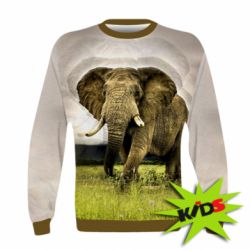 Дитячий 3D світшот Слон