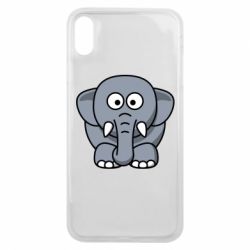 Чохол для iPhone Xs Max Слоненя - PrintSalon