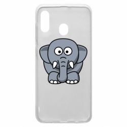 Чохол для Samsung A20 Слоненя - PrintSalon