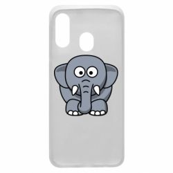 Чохол для Samsung A40 Слоненя - PrintSalon