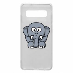 Чохол для Samsung S10 Слоненя - PrintSalon