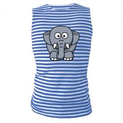 Майка-тільняшка Слоненя - PrintSalon