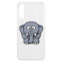 Чохол для Samsung A50 Слоненя - PrintSalon