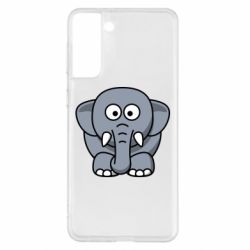 Чохол для Samsung S21+ Слоненя - PrintSalon