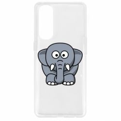 Чохол для Oppo Reno 4 Pro Слоненя - PrintSalon