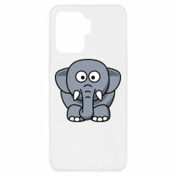 Чохол для Oppo Reno 5 Lite Слоненя - PrintSalon