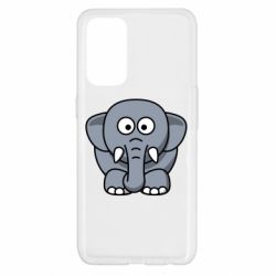 Чохол для Oppo Reno 5 4G Слоненя - PrintSalon