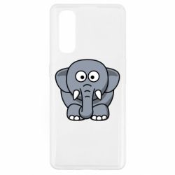 Чохол для Oppo Find X2Слоненя - PrintSalon