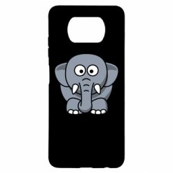 Чохол для Xiaomi Poco X3 Слоненя - PrintSalon