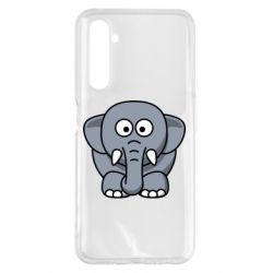 Чохол для Realme 6 Pro Слоненя - PrintSalon