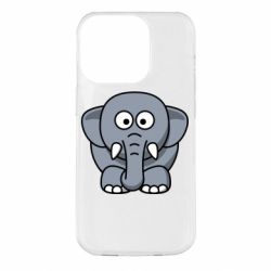 Чохол для iPhone 14 Pro Слоненя - PrintSalon