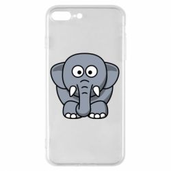 Чохол для iPhone 8 Plus Слоненя - PrintSalon
