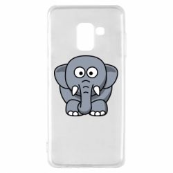 Чохол для Samsung A8 2018 Слоненя - PrintSalon