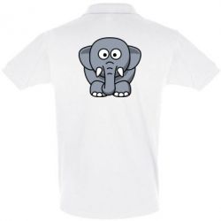 Мужское поло Слоненя - PrintSalon