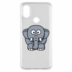 Чохол для Xiaomi Mi A2 Слоненя - PrintSalon