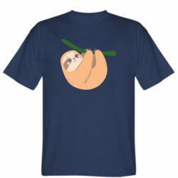 Мужская футболка Stedman Sloth on a branch - PrintSalon