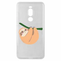 Чехол для Meizu Note 8 Sloth on a branch - PrintSalon
