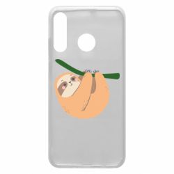 Чехол для Huawei P30 Lite Sloth on a branch - PrintSalon