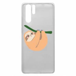Чехол для Huawei P30 Pro Sloth on a branch - PrintSalon