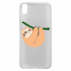 Чехол для Xiaomi Redmi 7A Sloth on a branch - PrintSalon