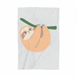Полотенце с принтом Sloth on a branch - PrintSalon