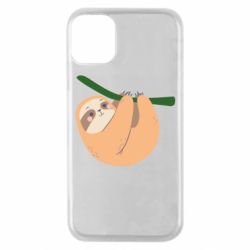 Чехол для iPhone 11 Pro Sloth on a branch - PrintSalon