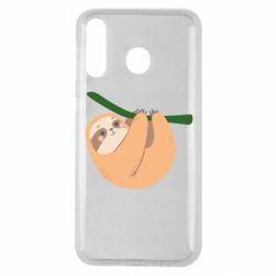 Чехол для Samsung M30 Sloth on a branch - PrintSalon