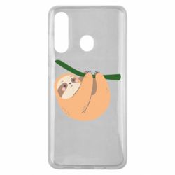 Чехол для Samsung M40 Sloth on a branch - PrintSalon