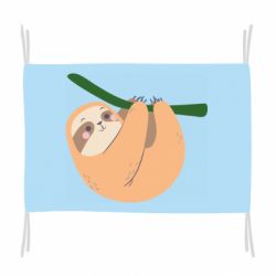 Флаг Sloth on a branch - PrintSalon