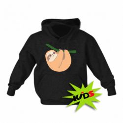 Детское худи Sloth on a branch - PrintSalon