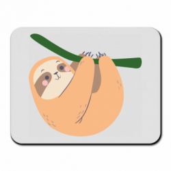 Коврик для мыши Sloth on a branch - PrintSalon
