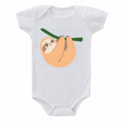 Детский бодик Sloth on a branch - PrintSalon