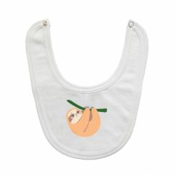 Слюнявчик  Sloth on a branch - PrintSalon