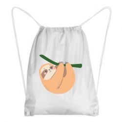 Рюкзак-мешок Sloth on a branch - PrintSalon