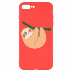 Чехол для iPhone 7 Plus Sloth on a branch - PrintSalon
