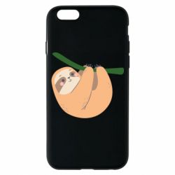Чехол для iPhone 6/6S Sloth on a branch - PrintSalon