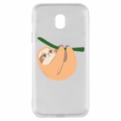 Чехол для Samsung J3 2017 Sloth on a branch - PrintSalon