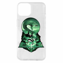 Чехол для iPhone 14 Slytherin collage