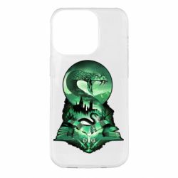 Чохол для iPhone 14 Pro Slytherin collage - PrintSalon