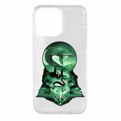 Чохол для iPhone 14 Pro Max Slytherin collage - PrintSalon