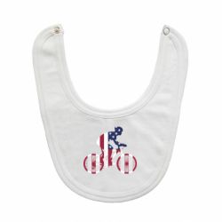 Слюнявчик  American cyclist - PrintSalon