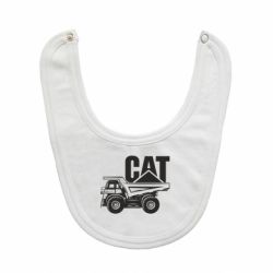 Слюнявчик  CAT logo and truck - PrintSalon