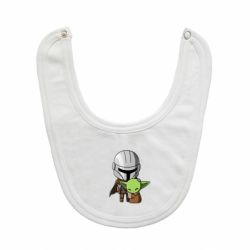 Слюнявчик  Din Djarin And The Child - PrintSalon