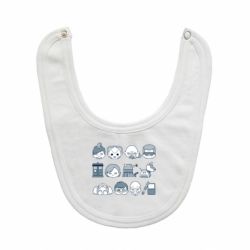 Слюнявчик  Doctor who icons - PrintSalon