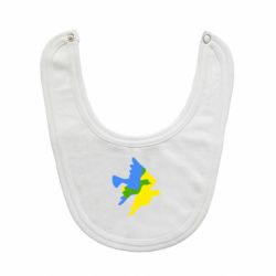 Слюнявчик  Dove flag of Ukraine - PrintSalon