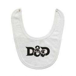 Слюнявчик  Dungeons s Dragons logo - PrintSalon