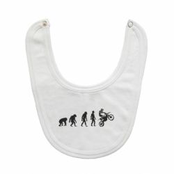 Слюнявчик  Эволюция мотоциклиста - PrintSalon