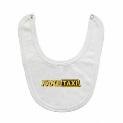 Слюнявчик  Fake taxi logo 2 - PrintSalon